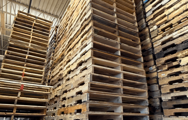 Recycled Pallets are a cost effective solution for your shipping and storage needs!