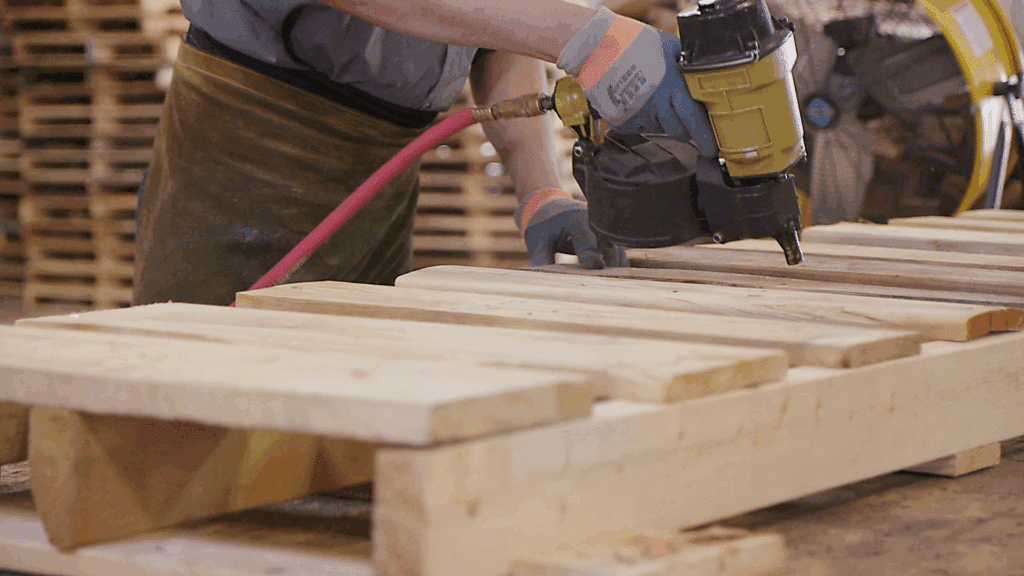 Assembling New Custom Pallet